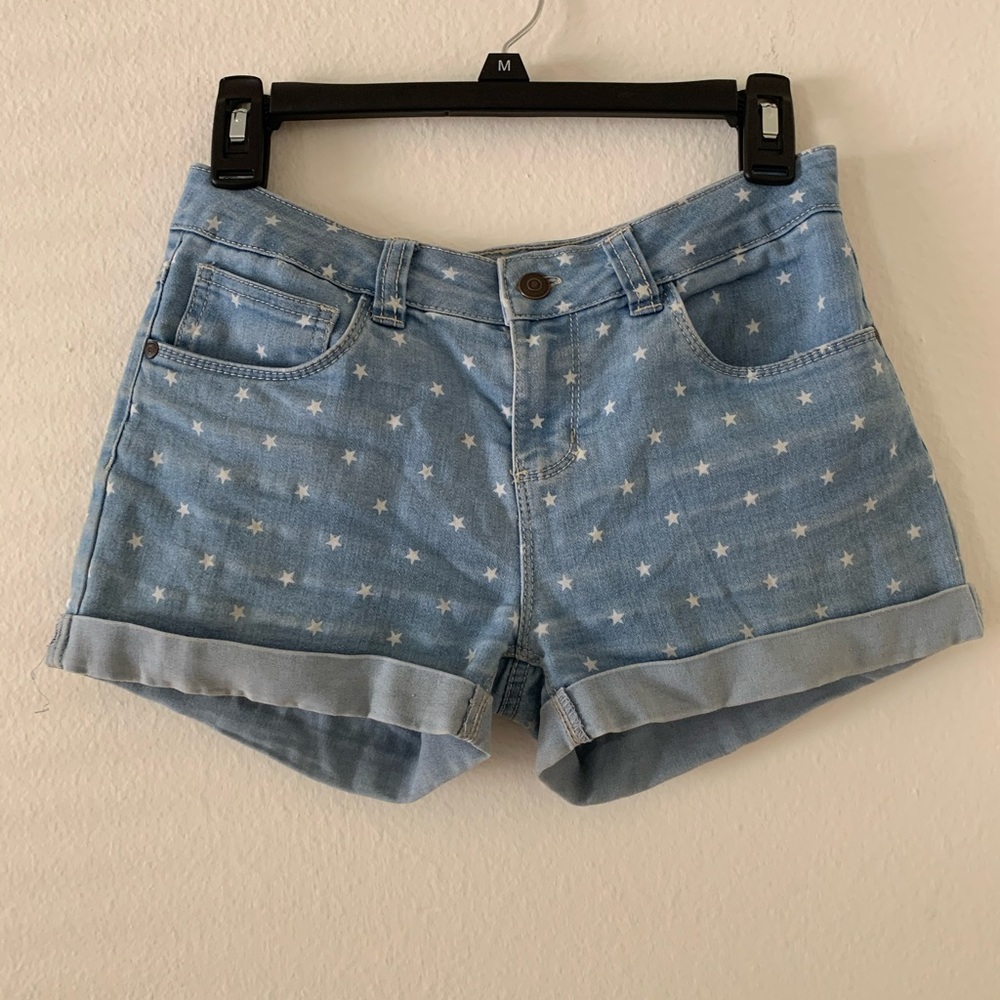 Denim shorts
